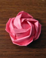 Origami-Rose